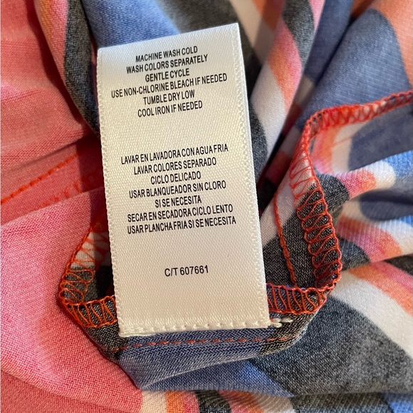 Sleeveless multi NWT handkerchief hem Gabby Skye size 16 dress- spring, summer - Picture 8 of 8